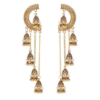 Retro Bollywood Long Drop Earrings - 6