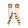Retro Bollywood Long Drop Earrings - 7