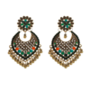 Vintage Heart Shape Dangle Earrings - 2
