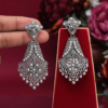 Silver Color Oxidised Earrings