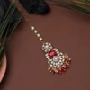 Red Color Kundan Necklace Set