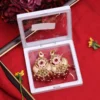 Maroon Color Meenakari Earrings