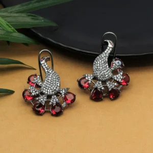 Rani Color Premium American Diamond Earrings